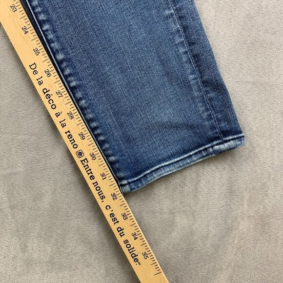 John Varvatos USA Mens Pants 30 Blue Jeans Wight Skinny Cotton Stretch 30x32 - Picture 9 of 14